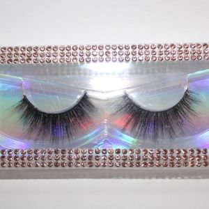 2X "WINTER" - VEGAN LASHES - 25mm 3D Luxury Mink Lashes 